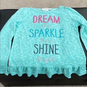 The Children's Place Aqua Long Sleeve Shirt